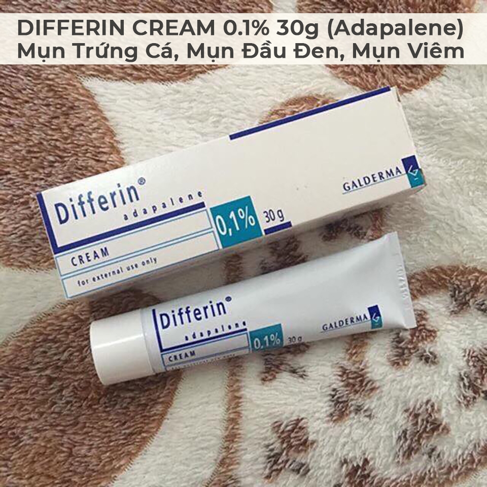 Kem Trị Mụn Differin Adapalene 0.1% 30g