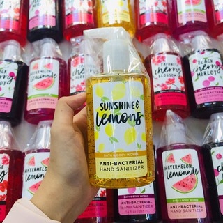 Gel Rửa Tay Khô Bath & Body Work Anti-Bacterial Hand Sanitizer #Lemons 225ML