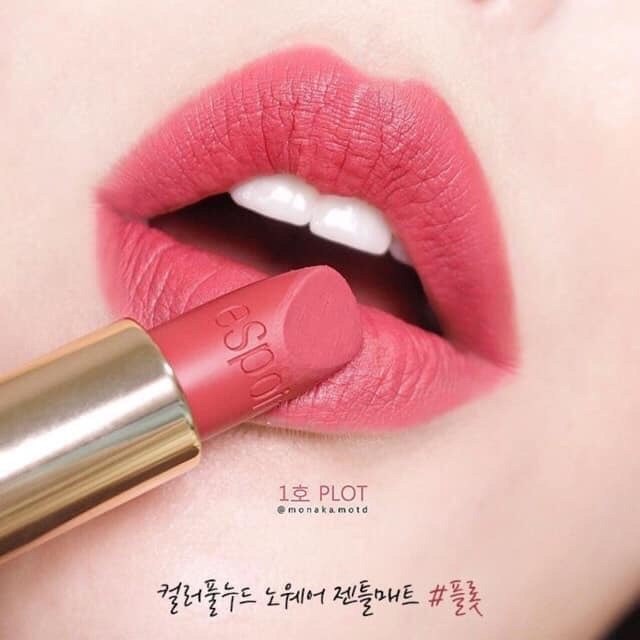 Son Espoir Nowear Lipstick Gentle Matte #RS102 Plot