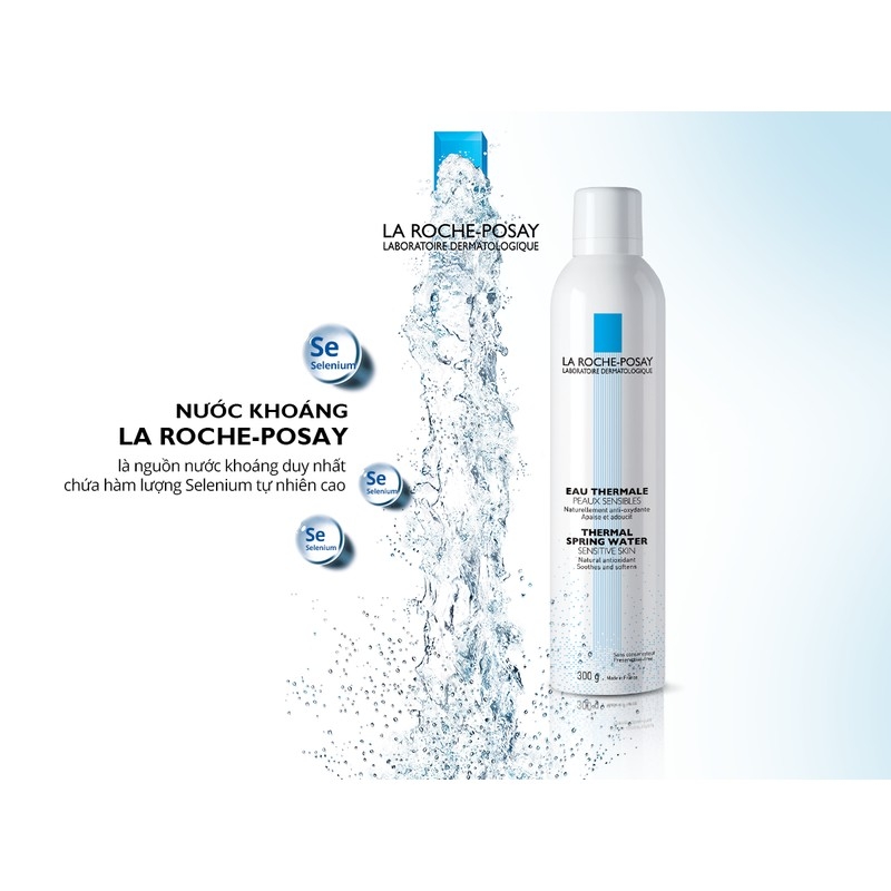 Xịt Khoáng Cấp Ẩm Và Bảo Vệ Da La Roche-Posay Thermal Spring Water Sensitive Skin 300ml CTY