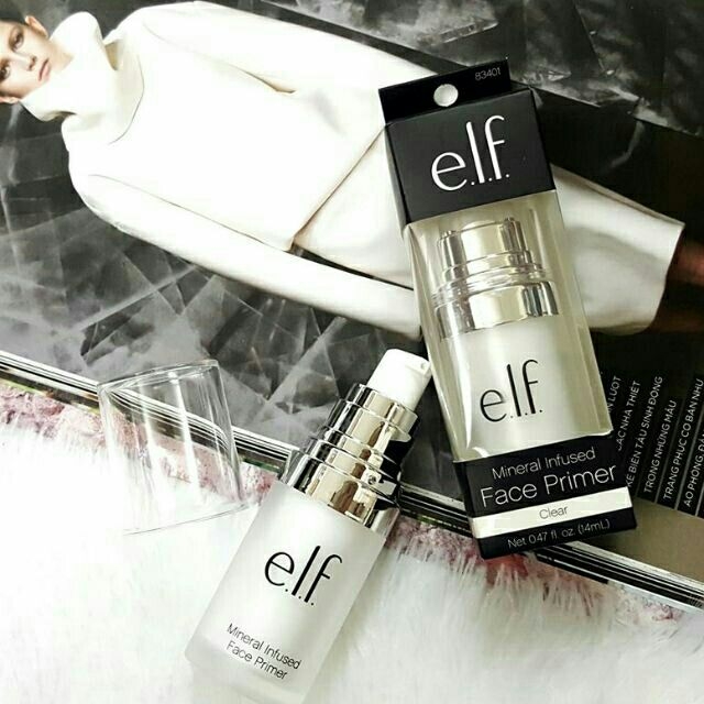 Kem Lót E.L.F Face Primer Clear 14ml #Mineral Infused (Trắng)