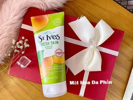 SRM ST.Ives Apricot Scrub 170g #Fresh Skin (Xanh Lá)
