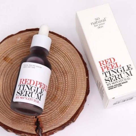 Tinh Chất Red Peel Tingle Serum So'Natural 35Ml