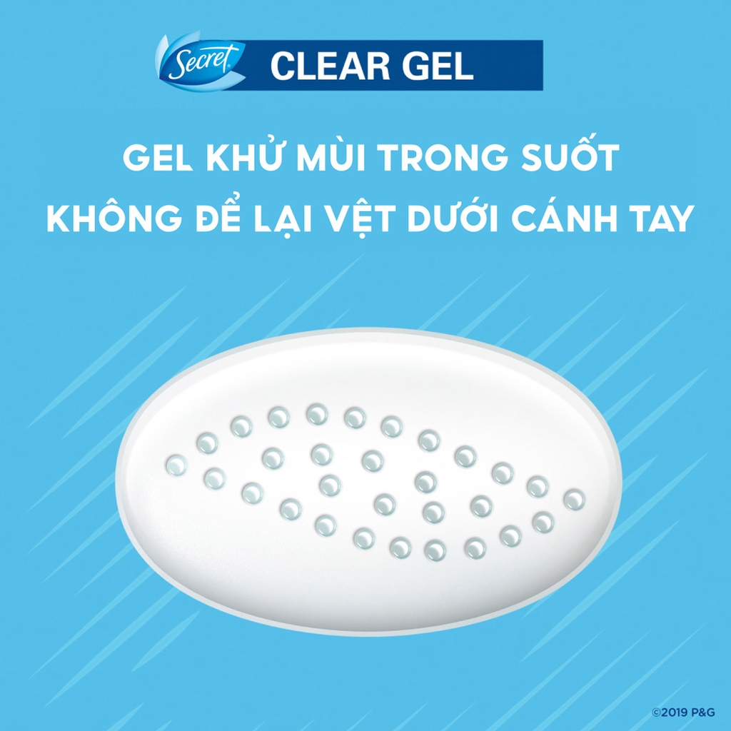 Gel Ngăn Tiết Mồ Hôi Và Khử Mùi Secret  Nhiều Mùi Hương 73Gr