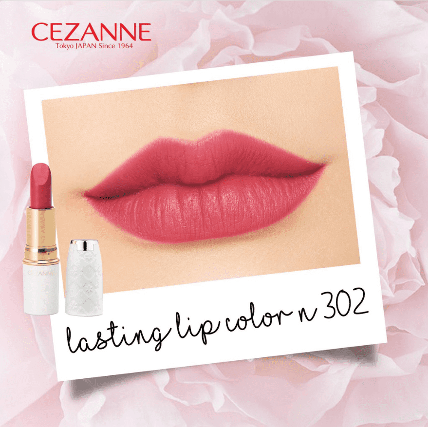 Son Lì Lâu Trôi CEZANNE Lasting Lip Color N 3.9g  #302