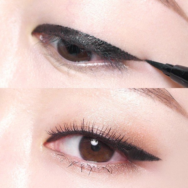 Kẻ Mắt Innisfree Powerproof Brush Liner #01 Black