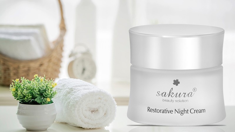 Kem Dưỡng Phục Hồi Chống Lão Hoá Da Ban Đêm Sakura Restorative Night Cream 30g