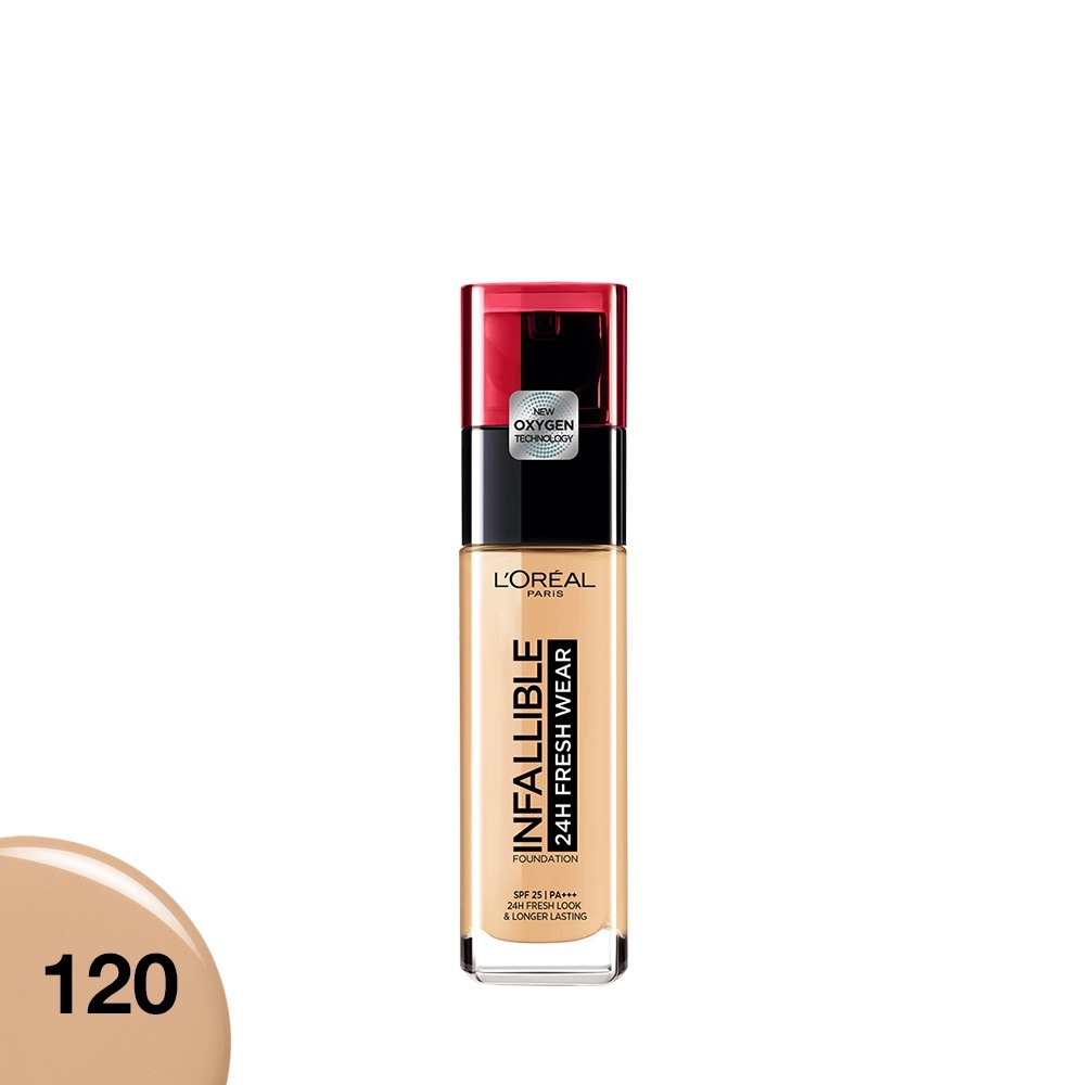 Kem Nền L'Oreal Infallible 24h Fresh Wear 30ml #120 Vanilla