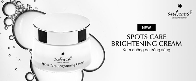 Kem Dưỡng Trắng Da và Ngăn Ngừa Sạm Nám Sakura Spots Care Brightening Cream (13g)