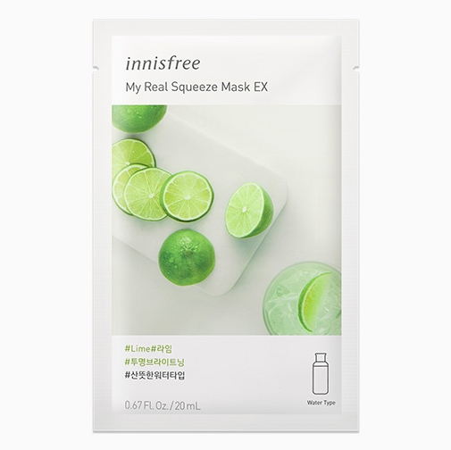 Mặt Nạ Innisfree My Real Squeeze Mask EX #Lime