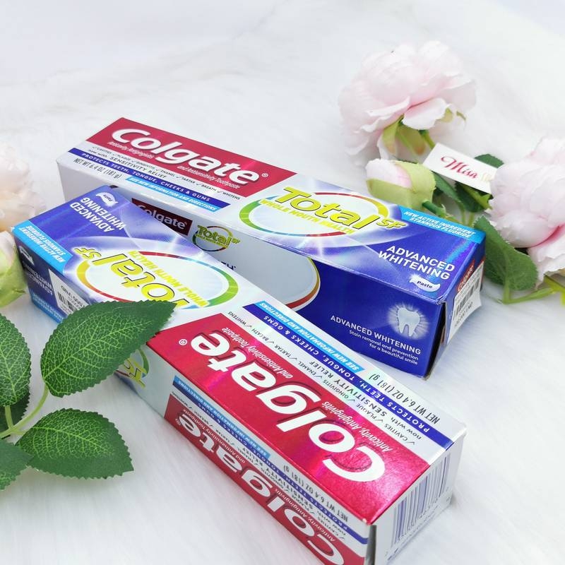 Kem Đánh Răng Colgate Total SF Advanced Whitening 181g