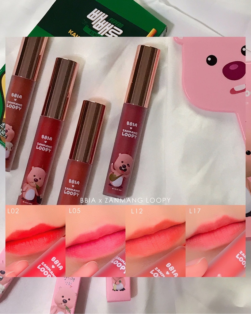 [ZANMANG LOOPY Edition] Son BBIA Last Velvet lip Tint #L02