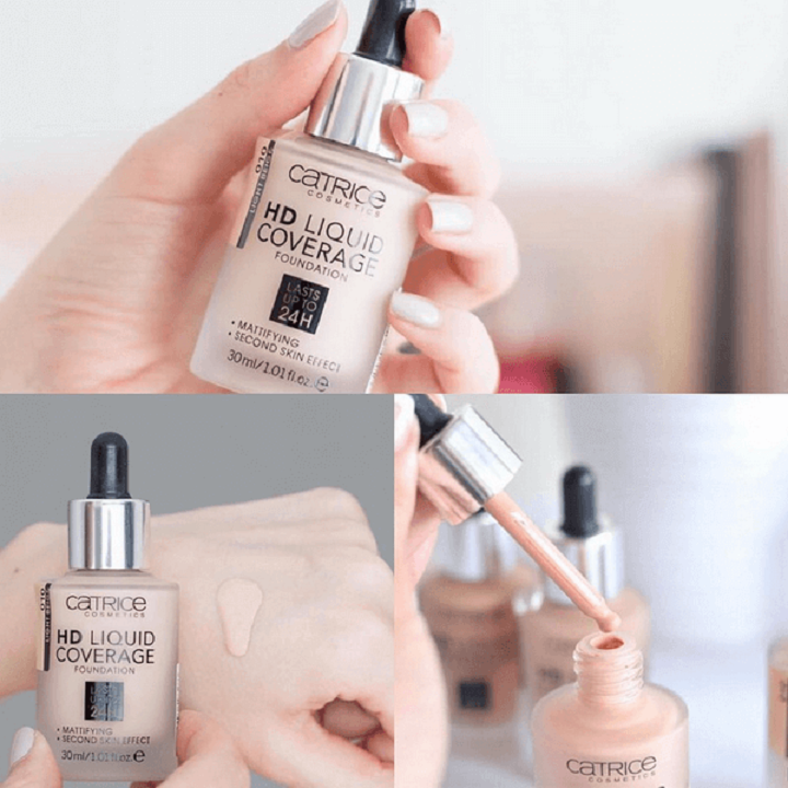 Kem Nền Catrice Hd Liquid Coverage 24H 010 30Ml