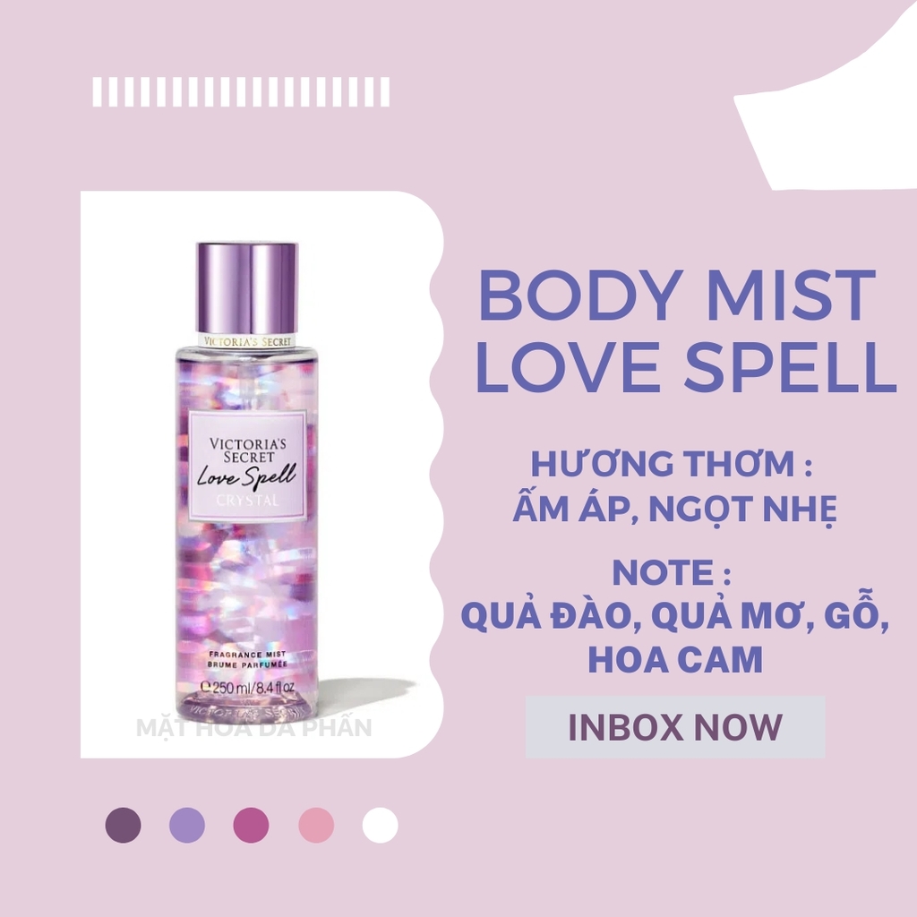 Xịt Body Mist Victoria'S Secret 250ml Các Mùi 2022