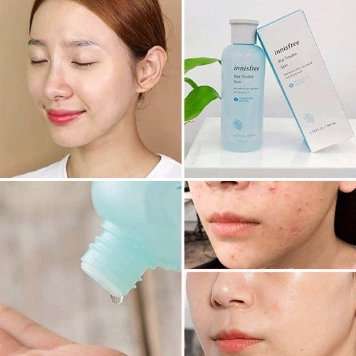 Nước Hoa Hồng Dành Cho Da Mụn Bija Trouble Skin Innisfree 200ml