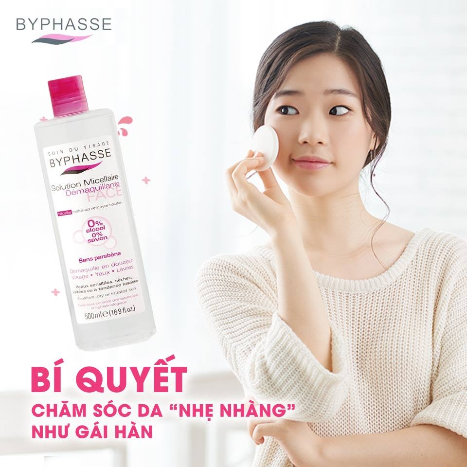 Nước Tẩy Trang Byphasse Solution Micerallaire Face 500ml
