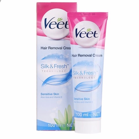 Tẩy lông veet sensitive skin 100ml