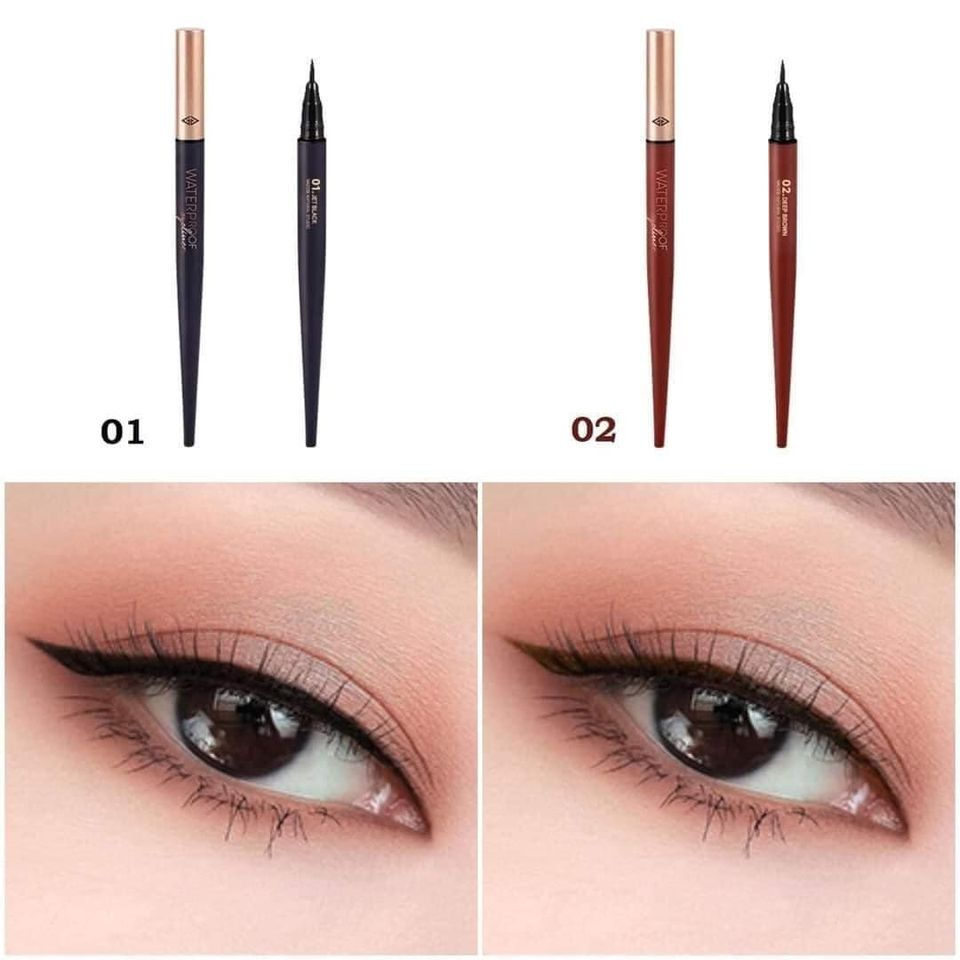 Kẻ mắt nước Vacosi Waterproof Natural Studio Eyeliner VM24 #02