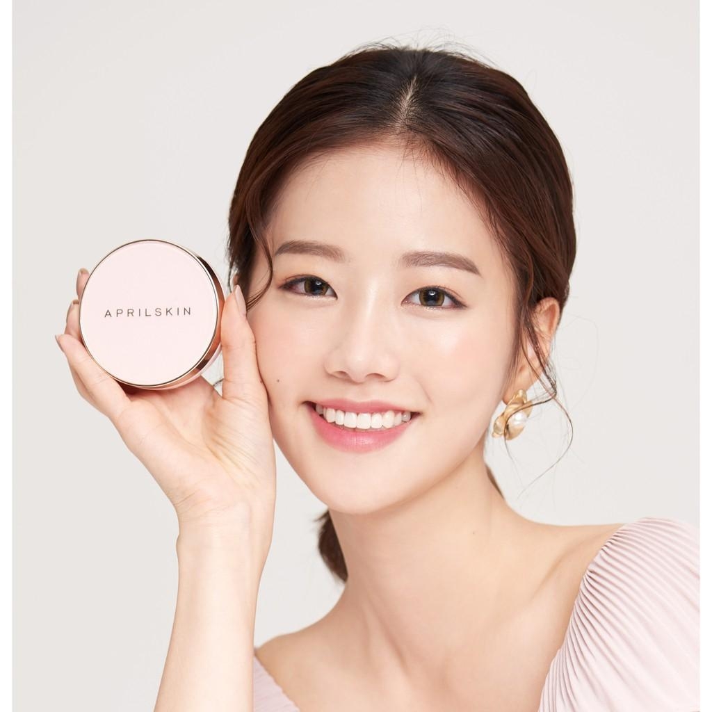 Cushion April Skin Magic Essence Shower #21 (Hồng)