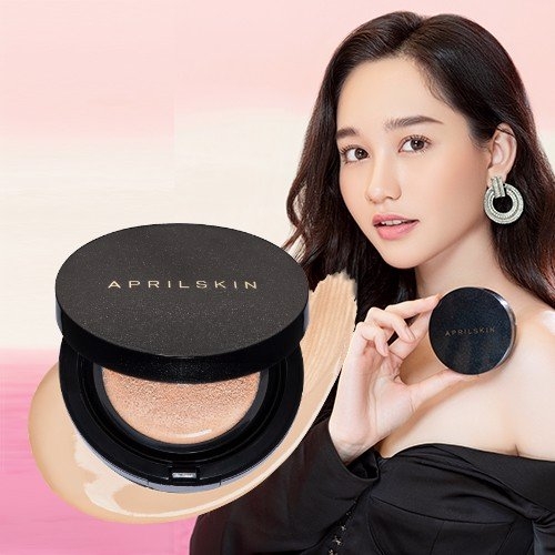 Phấn Nước April Skin Black Magic Snow Cushion #22 Pink Beige (Galaxy Edition)