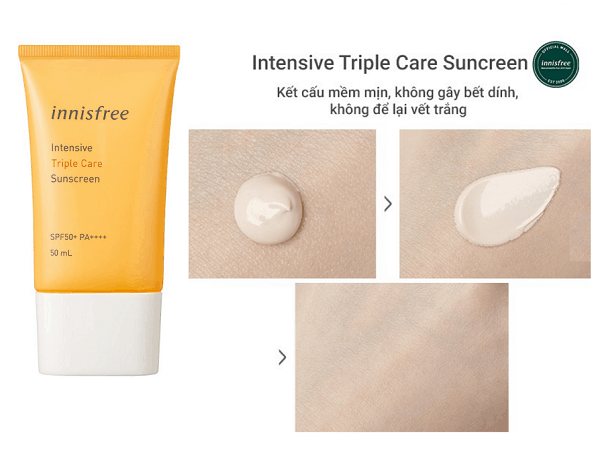 Chống Nắng Innisfree Intensive Triple Care Suncreen 50ml