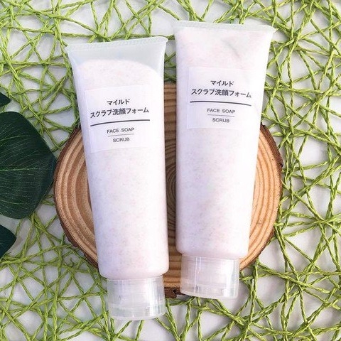 Tẩy Tế Bào Chết Muji Face Soap Scrub 120Gr