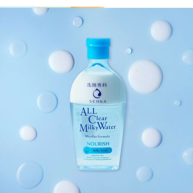 Nước Sữa Tẩy Trang 2 Lớp Senka ALL Clear Milky Water Milky Fresh 230ml