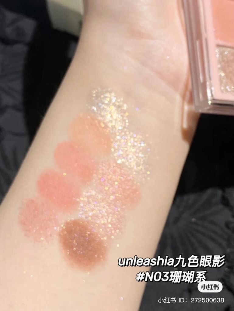 Phấn Mắt Unleashia Eye Palette #03 All Of Coralpink