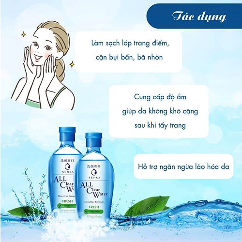 Tẩy Trang Nước Senka All Clear Water 70ml