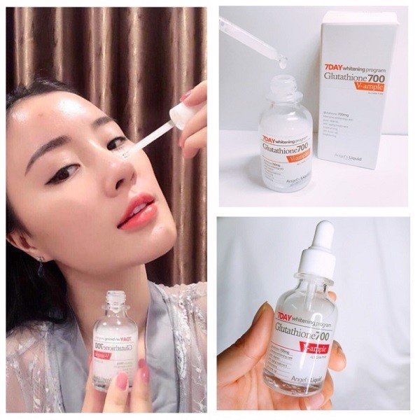 Tinh Chất Angel's Liquid 7Day Whitening Program Glutathione 700 V-Ample 30Ml