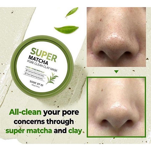 Mặt Nạ Đất Sét Some By Mi  Super Matcha Pore Clean Clay Mask 100g