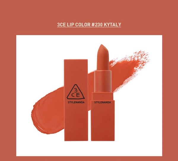 Son 3CE Matte Lip Color #230 Kytaly