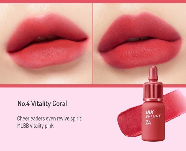 Son Kem Peripera Ink The Velvet #03 4g [New 2019] Siêu Lì, Siêu Mịn