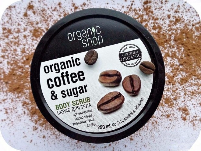 Tẩy Da Chết Toàn Thân Organic Shop Coffee & Sugar Body Scrub 250ml