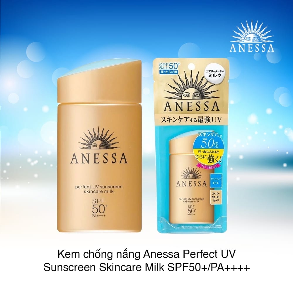 Sữa Chống Nắng Anessa Perfect UV Suncreen Skincare Milk 60ML