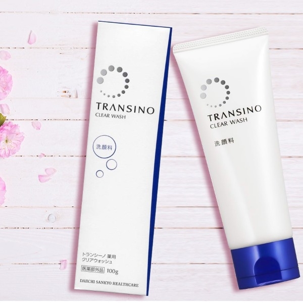 Sữa Rửa Mặt Trị Nám Trắng Da Transino Clear Wash 100g