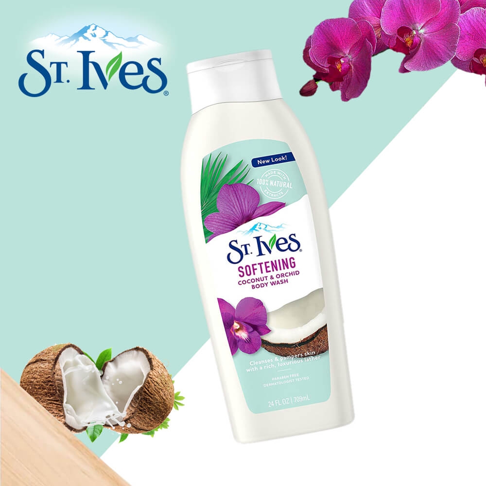 Sữa Tắm St.Ives Coconut & Orchid 400Ml