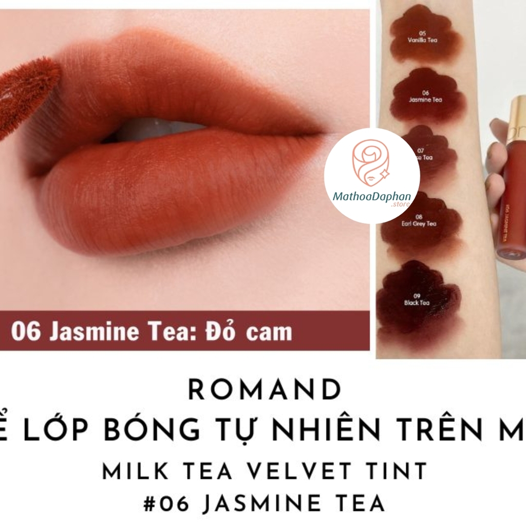 Son Kem Romand Milk Tea Velvet Tint  #06 Jasmine Tea