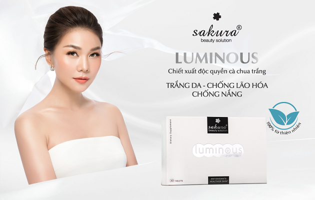 Viên Uống Trắng Da Sakura Luminous (30 viên)