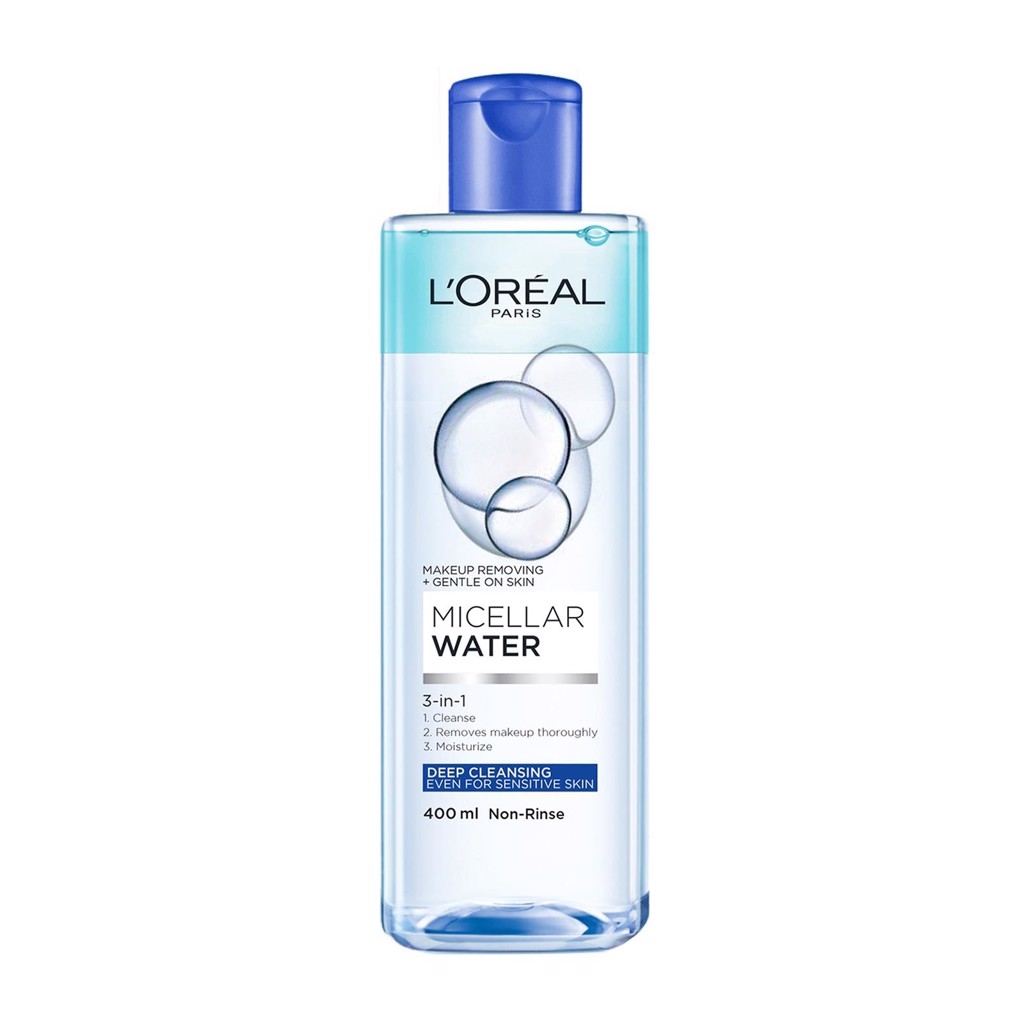 Tẩy Trang L'Oreal Micellar Water #Deep Cleansing (Dầu) 400ML