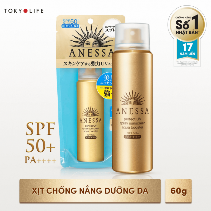 Xịt Chống Nắng Anessa Perfect Uv Spray Sunscreen 60g