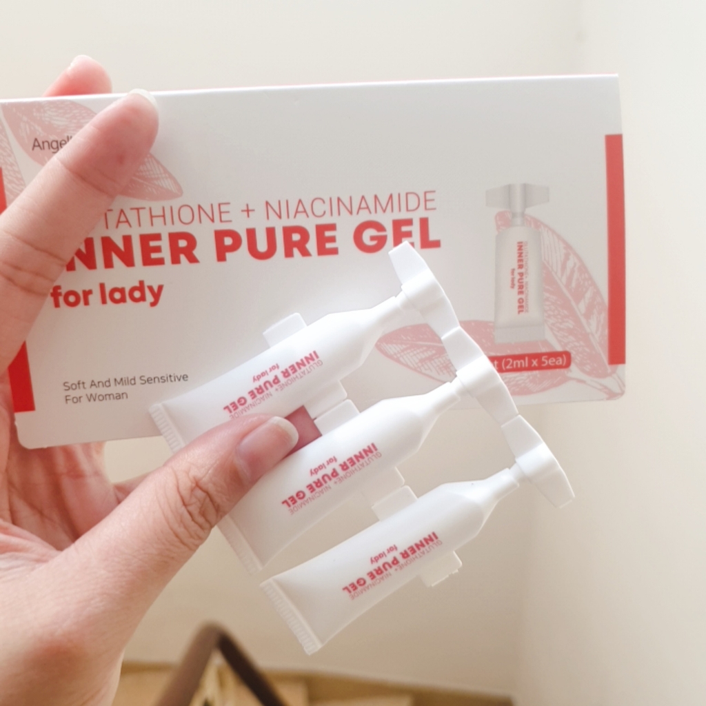 Tinh Chất Làm Hồng Và Se Khít Vùng Kín Angel's Liquid Glutathione + Niacinamide Inner Pure Gel 3 Set (2ml*15) - 1 set