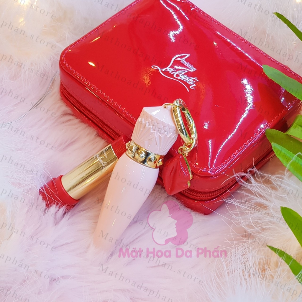 [PHIÊN BẢN GIỚI HẠN 2021] Set Son Christian Louboutin Rouge Silky Satin (1case-1 lõi - 2 charm)