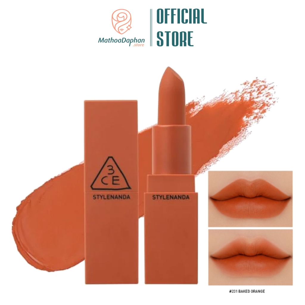 Son 3CE Matte Lip Color #231 Baked Orange