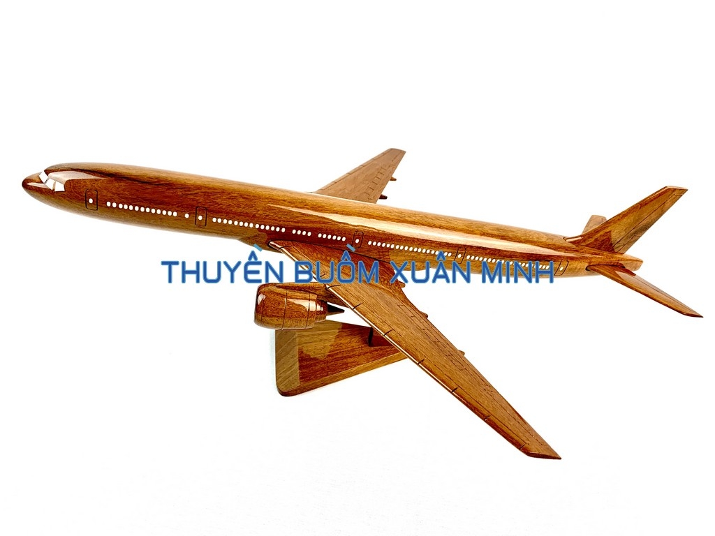 Mô Hình Máy Bay Gỗ BOEING B777 Trang Trí | Gỗ Căm Xe tự nhiên ...