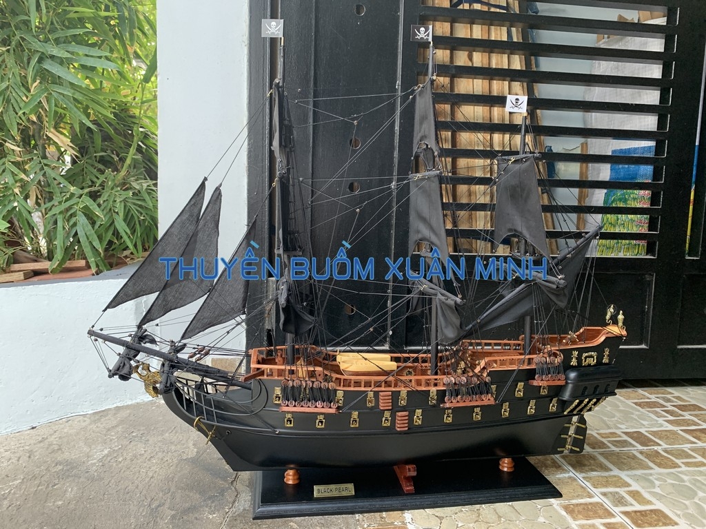 Mô hình giấy Tàu Ngọc Trai Đen The Black Pearl  Pirates of the Caribbean   Kit168 Shop mô hình giấy