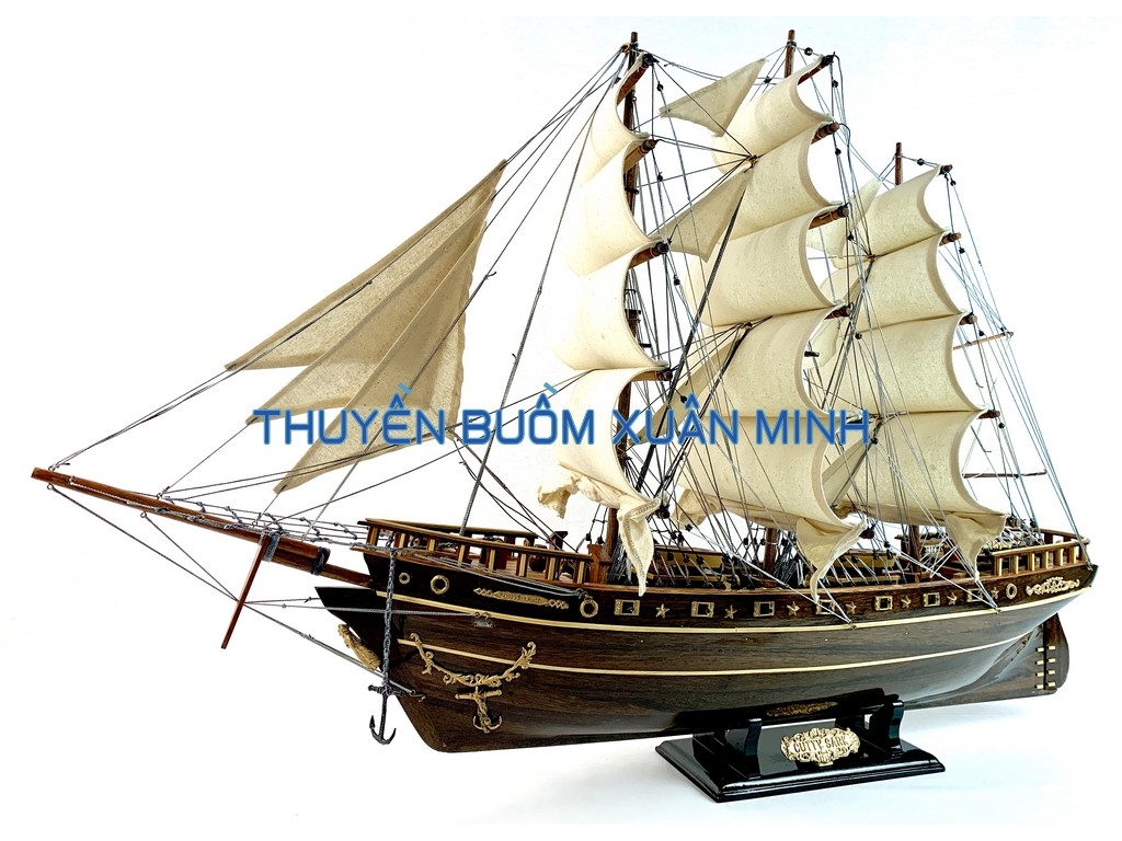 Mô Hình Thuyền Buồm Gỗ Phong Thuỷ Cutty Sark (Tàu Buôn Cổ Anh Quốc ...