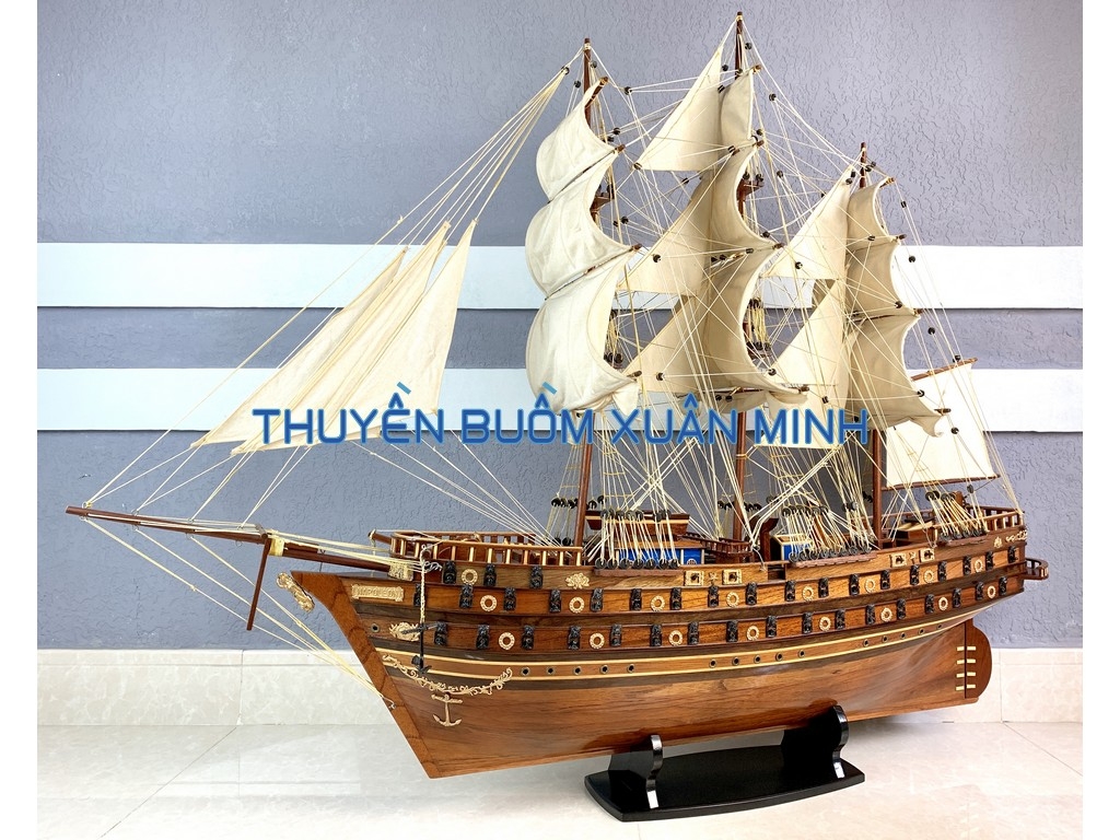 Mô Hình Thuyền Buồm Gỗ Phong Thuỷ Napoleon (Tàu Chiến Cổ Pháp ...