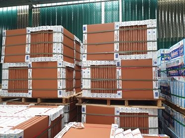 Gạch lát 50x50cm đỏ nhạt Viglacera Hạ Long