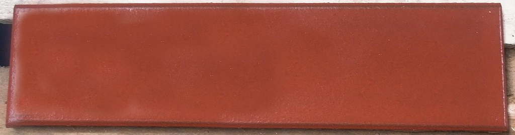 Gạch thẻ 6x24cm màu đỏ tráng men Gốm Đất Việt